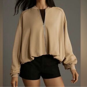 Anthropologie Pilcro bubble bomber jacket XS